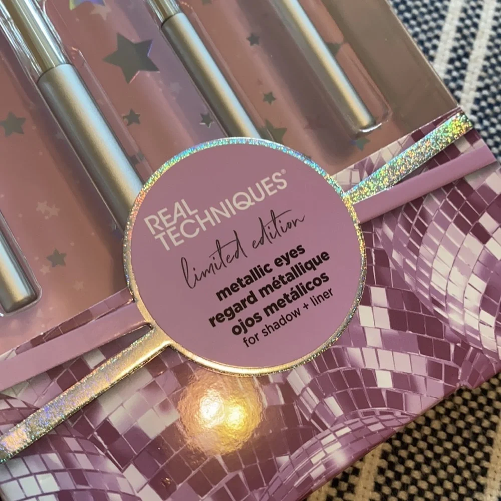 Real Techniques Metallic Eyes Brushes Set